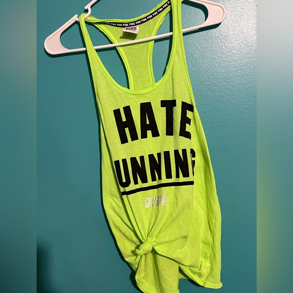 PINK “I hate running” tank